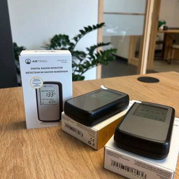 Détecteurs de radon dans les bibliothèques